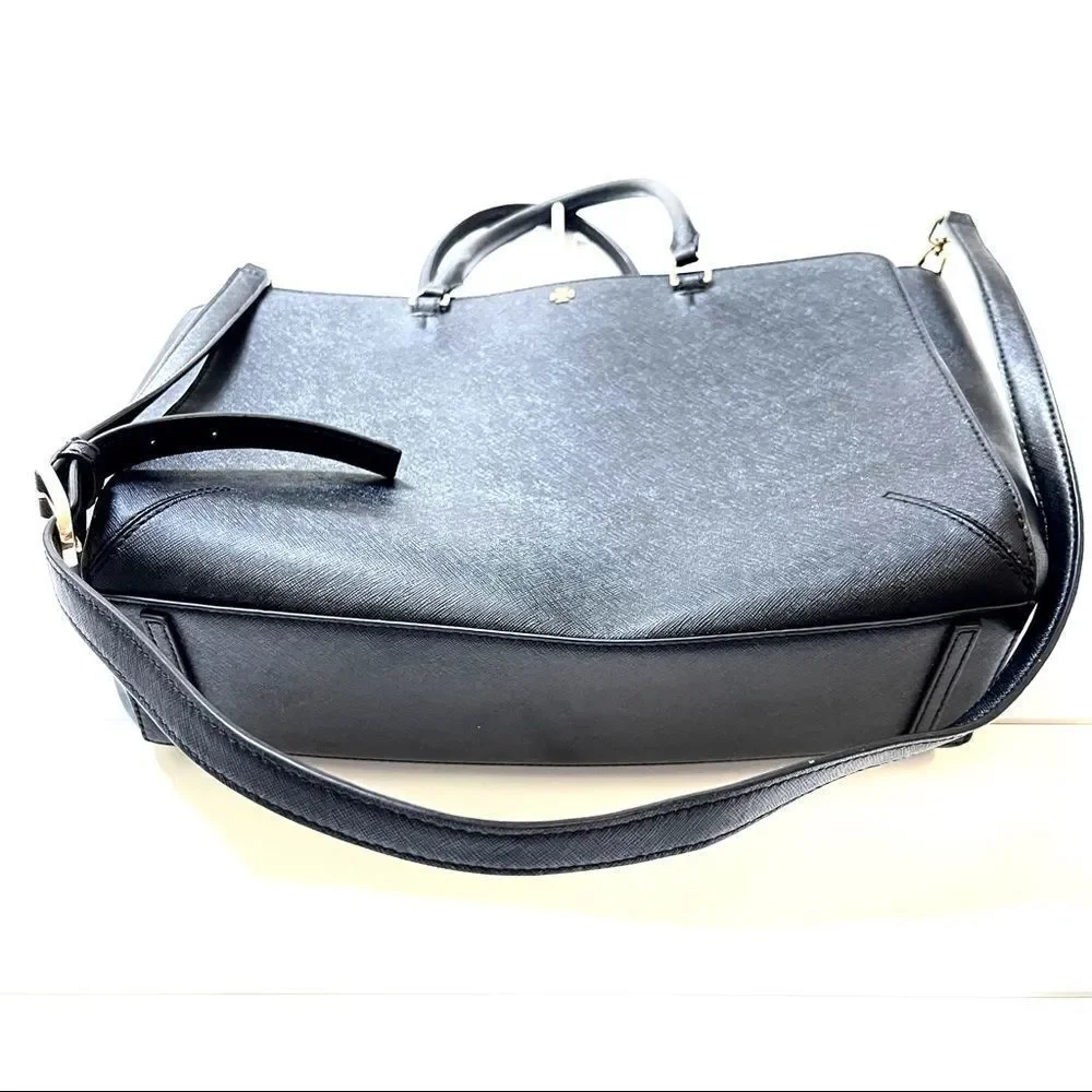 Tory Burch black leather handbag